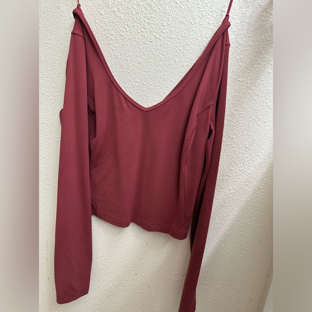 Lululemon cropped long sleeve